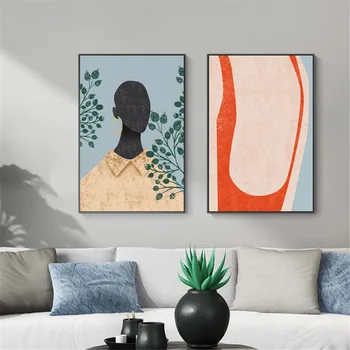 

Custom Poster Shopping Girl#z Canvas Wall Art Picture Set Posters Home Decor Prints Abstract Prints for Room20-0923-4