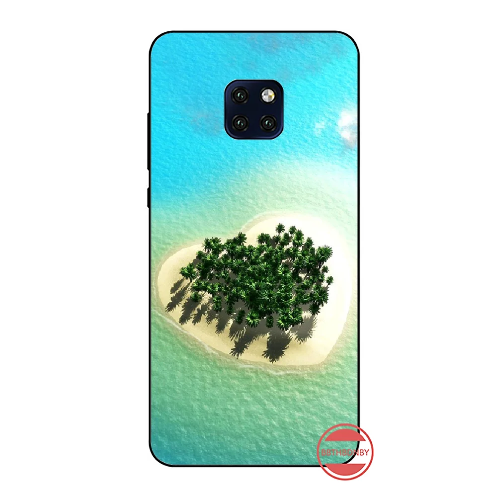 island sea  Beach spray ocean   Phone Case  Shell For Huawei Mate 9 10 20 Pro lite 20x nova 3e P10 plus P20 Pro Honor10 lite phone case for huawei Cases For Huawei