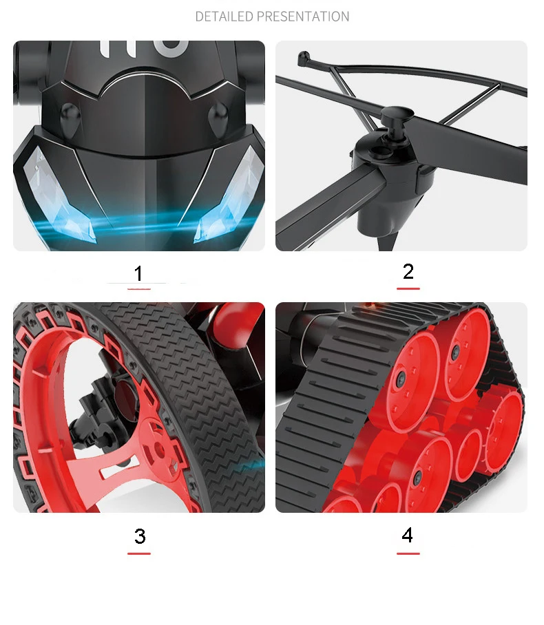 H3 Сделай Сам» для rc-дрона 3-в-1 6-Axis Wi-Fi FPV 0.3MP преобразователь сигналов для камеры беспилотного квадрокоптера на радиоуправлении Р/У танки прыжки Stunter Жук автомобиль отказов