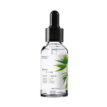 

30ML Vitamin C Serum Hyaluronic Acid Ferulic Acid Sea Plant Face Serum Cells Whitening Buckthorn Organic Stem Oil A0E3