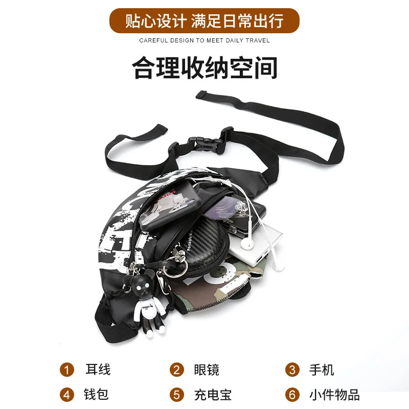 

New Style Wallet Men And Women Multi-functional Outdoor Running Sports Bag Shoulder Backpack Cool Shoulder Chest Bag Fashion Cus