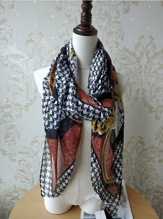 new German Brand Womens High Quality Scarf womens scarves, Autumn fashion scarves Shawl - Цвет: GINGER