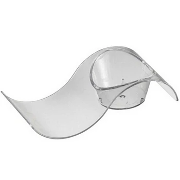 

Promotion - Party Wedding Supplies, Disposable Plastic Tableware, 100*42mm Clear Mini Wave Dessert Plate, 12/Pack