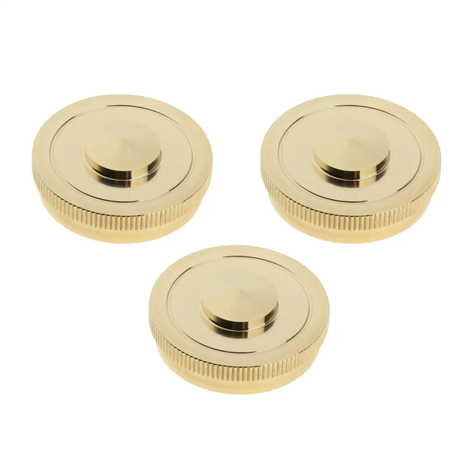 4pcs Golden Key Button Inlays for Tenor/ Alto/ Soprano Sax Saxophone Accs
