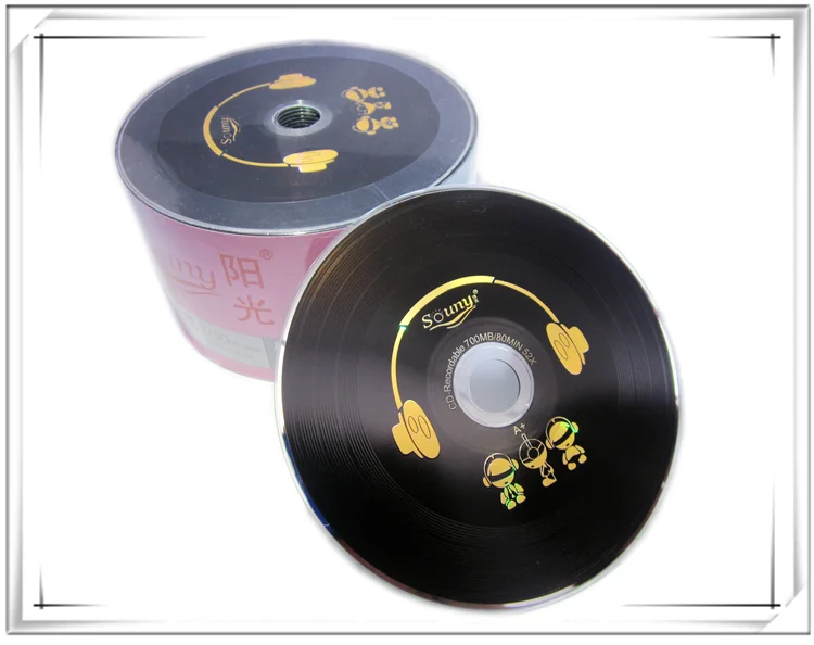 Wholesale CD Recordable 700MB 80MIN 52X 50pcs/lot free shippingBlank