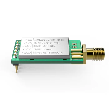 

2Pcs 433MHz 10mW Wireless Serial Port Module UART Wireless Transceiver CC1101 Rf Module Ultra Low Power Star Networking