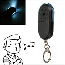Wireless 10m Anti-Lost Alarm Key Finder Locator Keychain Whistle Sound With LED Light Mini Anti Lost Key Finder white smart finder key locator anti lost keys chain keychain whistle sound control with led light wholesale