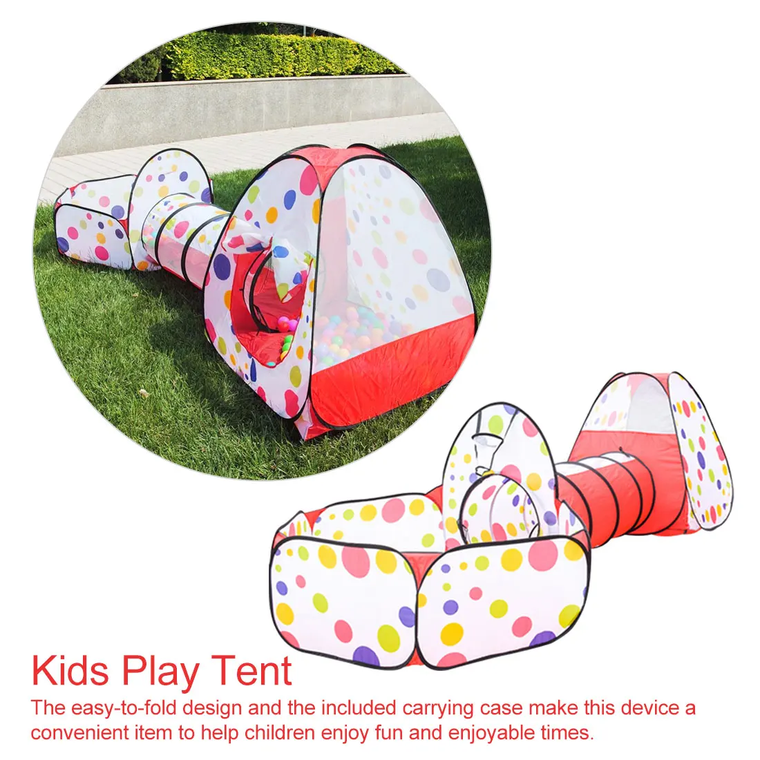 

3Pcs/Set Play Tent Baby Toys Ball Pool for Children Tipi Tent Pool Ball Pool Pit Baby Tent House Crawling Tunnel Ocean Kids Tent