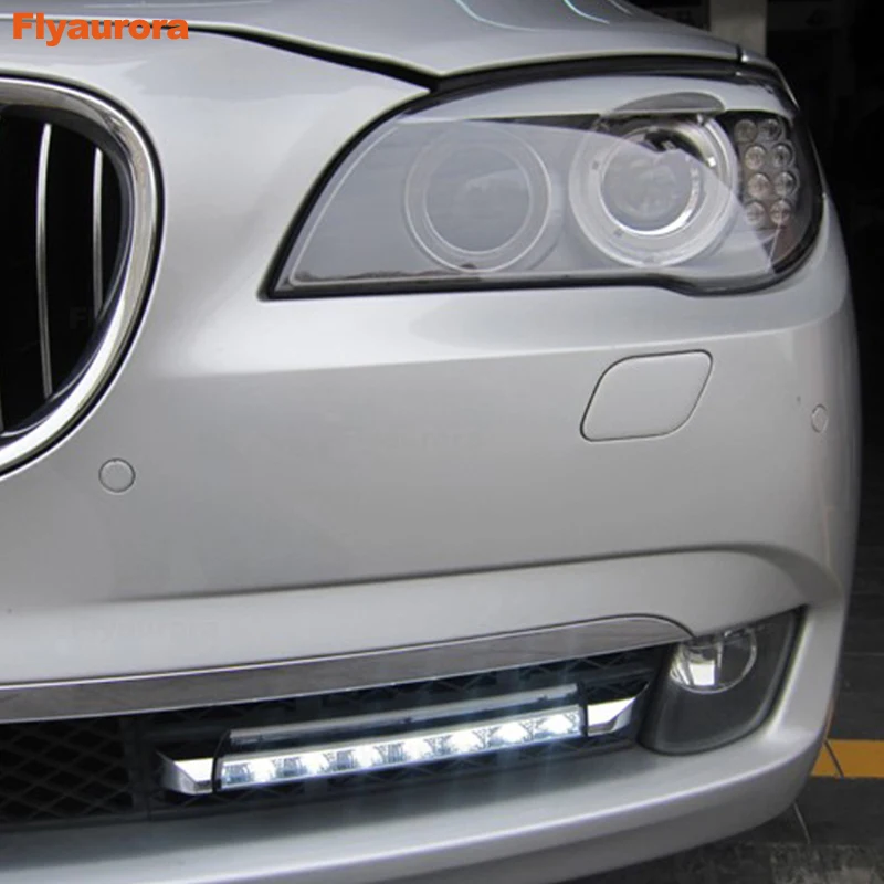 2X Светодиодный дневной светильник DRL Дневной s противотуманной фары для BMW серий 7