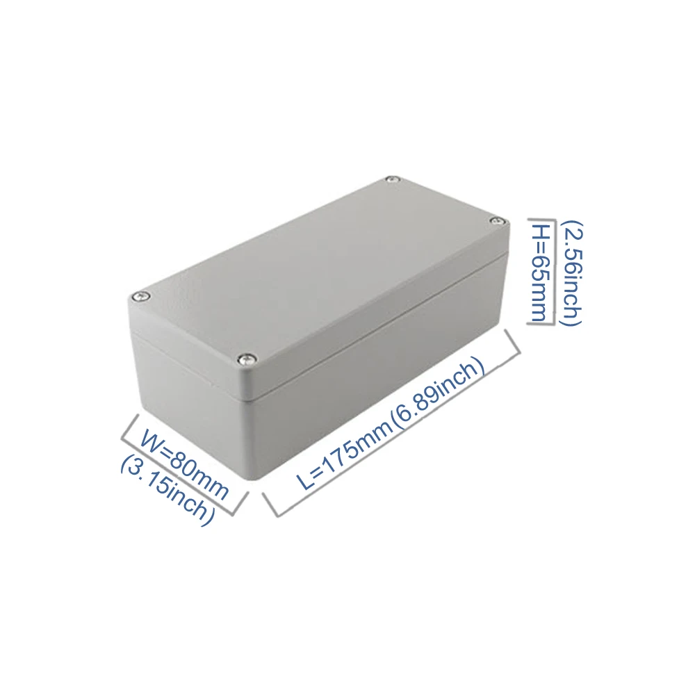 175*80*56 amplifier box chassis aluminum die cast mould box making aluminium amplifier chassis waterproof projector enclosures
