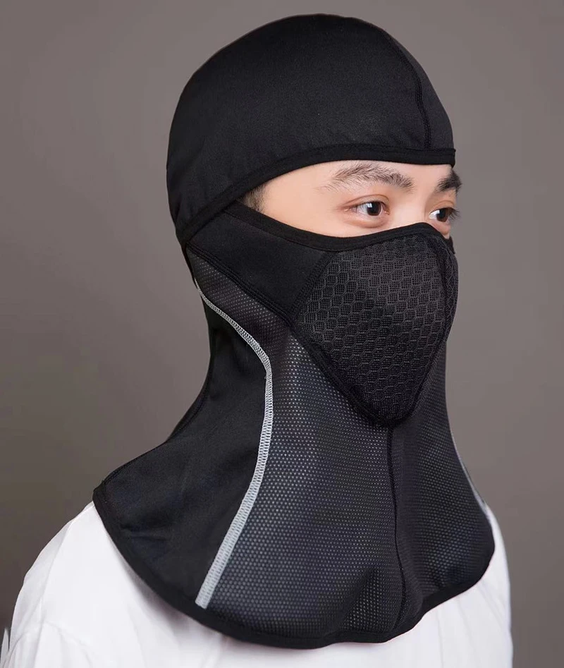 mens infinity scarf 2022 Winter Sports Outdoor Riding Face Shield Face Protection Cold Warm Head Cover Reflective Zipper Night Hot Riding Special man scarf