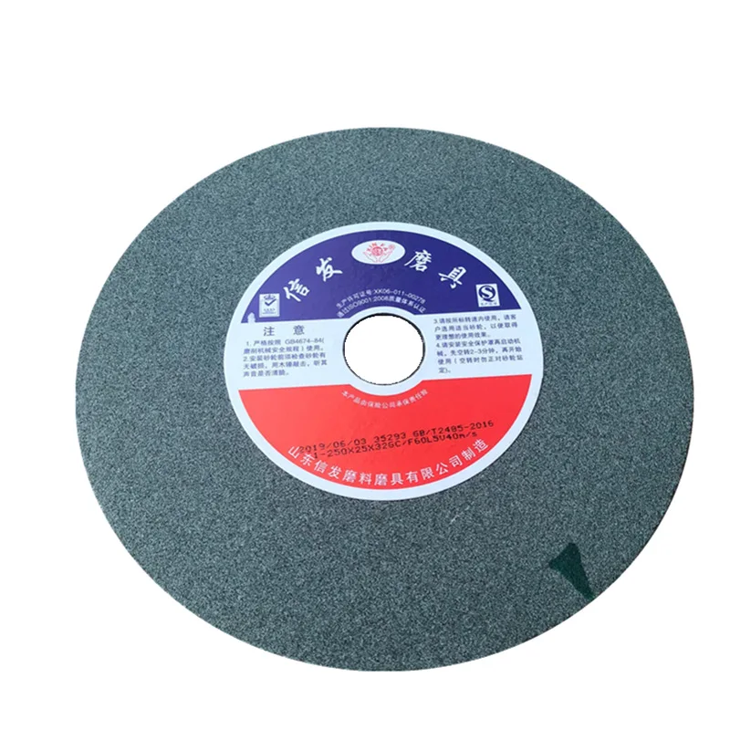 Открытка GC 250X25X32 зеленый Карбон шлифовальный круг сплав шлифовальный круг Вольфрамовый стальной шлифовальный диск зеленый Carborund