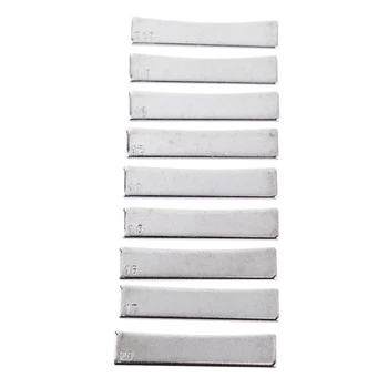 

Guitar Bass Radius Fingerboard Fret Press Caul Insert for Guitarist Luthier Tools Arc Pressure Wire Tool Set 9Pcs Silver