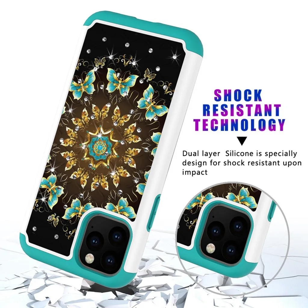 Dream Crystal Style Phone Case For iPhone 11Pro Max Dirt-resistant Slim Fashion Soft Cases Shockproof Dust-proof Phone Case
