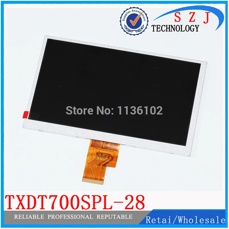 Оригинальный 7 ''дюймов ЖК-дисплей Экран дисплея замена Tablet pc TXDT700SPL-28 6150a28 1024*600