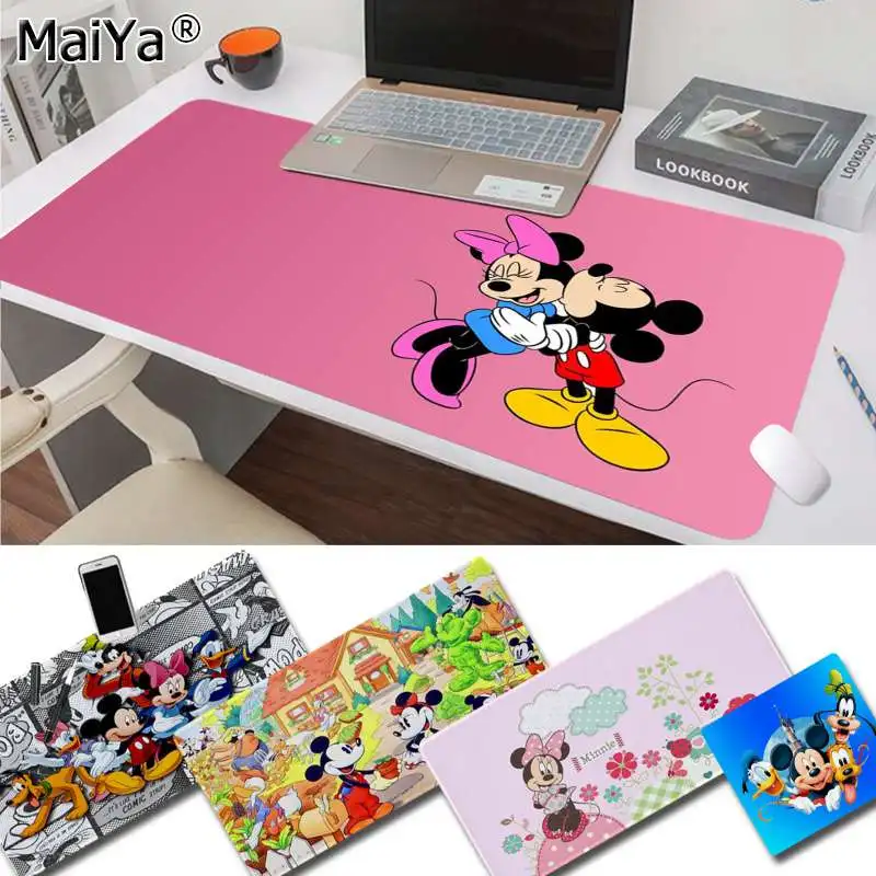 

Maiya Your Own Mats Mickey Mouse Gaming Player desk laptop Rubber Mouse Mat Free Shipping Large Mouse Pad Keyboards Mat