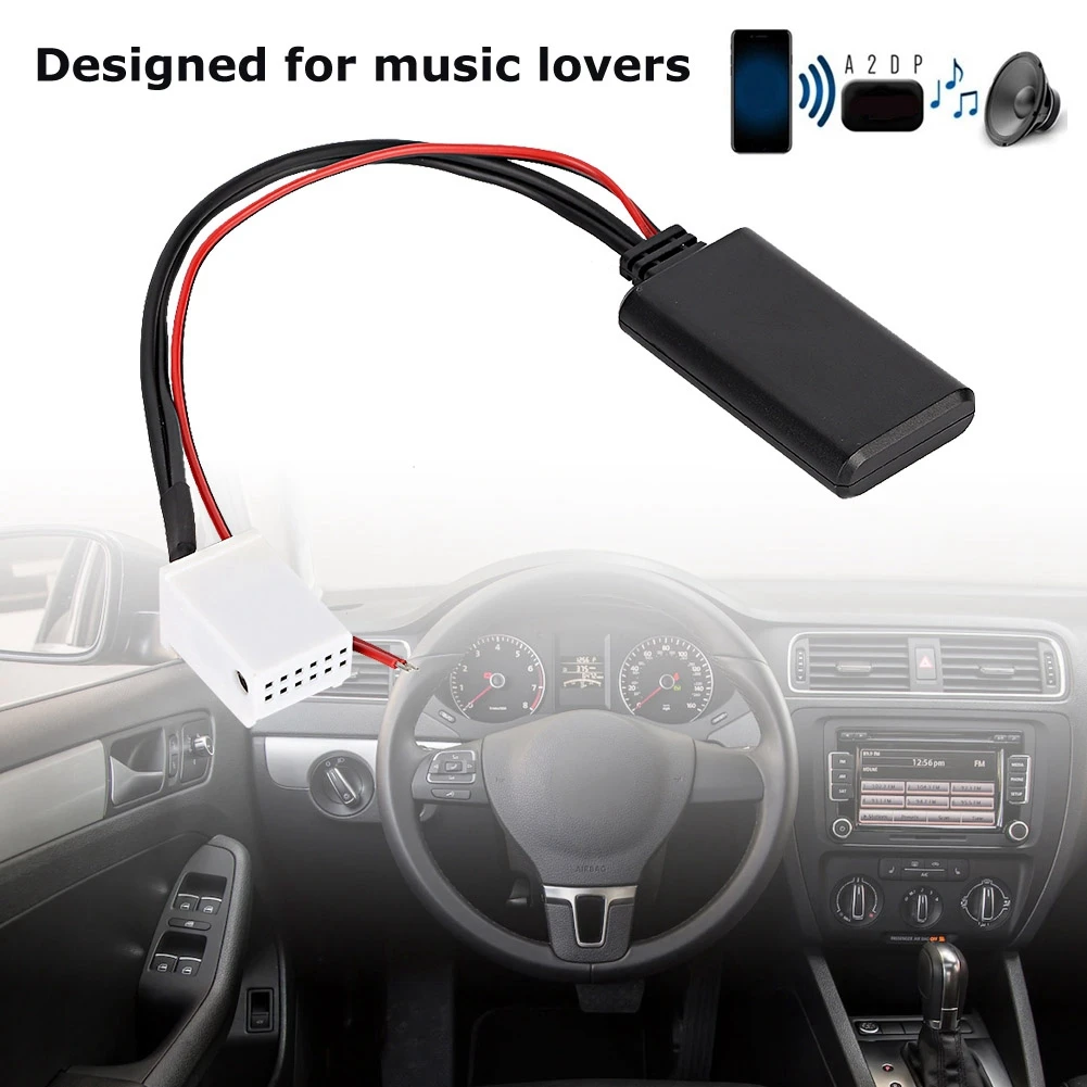 12 в контактный автомобильный адаптер Bluetooth AUX подходит для MCD RNS 510 RCD 200 210 300 310