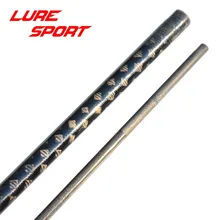 LureSport, 2 комплекта, 1,8 м, 2,1 м, UL, 2 секции, удочка, пустая, твердый, углеродный наконечник X, поперечная удочка, строительный компонент, ремонтный полюс, сделай сам