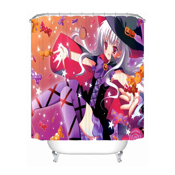 Shower Curtain Пользовательские собаки рыцарь, вампир Водонепроницаемый Ванная комната приемлемая занавеска из полиэстеровой ткани занавеска для ванной#180318-10 - Цвет: Shower Curtain