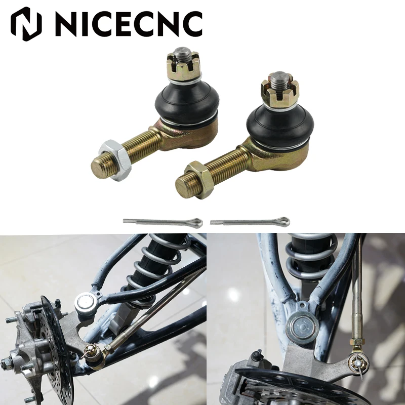 1 Pair ATV Ball joint Tie Rod end Kit For Yamaha Raptor 700 700R YFM700