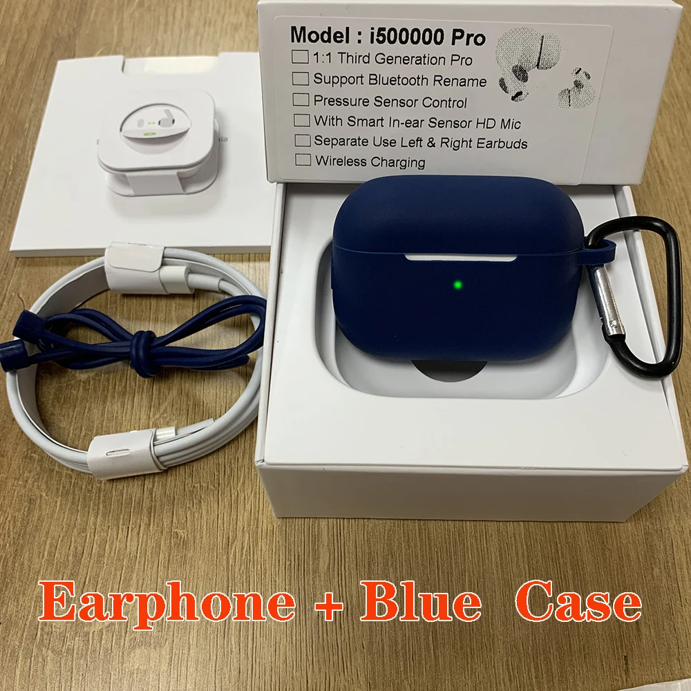 i500000Pro-Blue Yepyeni i500000 Pro TWS hava 3 gps yeniden adlandгиr lmыş Bluetooth kulaklыk PK i90000 Pro i100000 i200000 i50000 i9000X - Цвет: i500000Pro-Blue