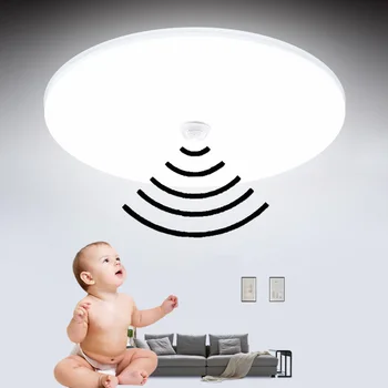 

Modern Led Ceiling Lights 220V Motion Sensor Ceiling Lamp 12W 15W 18W 50W Light Fixture for Living Room Home Lighting Kitchen