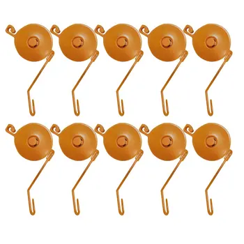 

10pcs Smart Retractable Plant Yoyo with Stopper Hydroponics Grow Support Hanger Hydroponic for Home Garden Plants Grow Drop ship