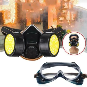 

Emergency Survival Respiratory Gas Cover Protection Industrial Filter Safety Chemicals Respirator Masks Reusable Accessories