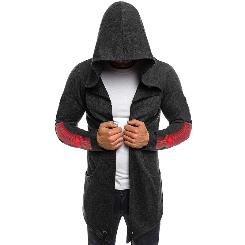 Весенняя новая стильная мужская толстовка с капюшоном с принтом Assassin W830