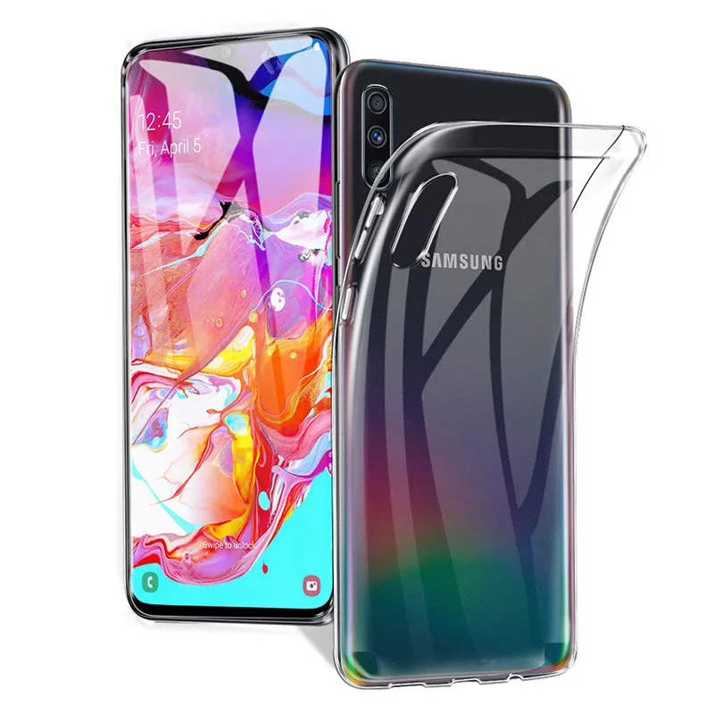 

Transparent Case Soft TPU for Samsung Galaxy A10 A20 A30 A40 A50 A70 Mobile Phone Back Cover Slim Thin Clear Silicone Funda Capa
