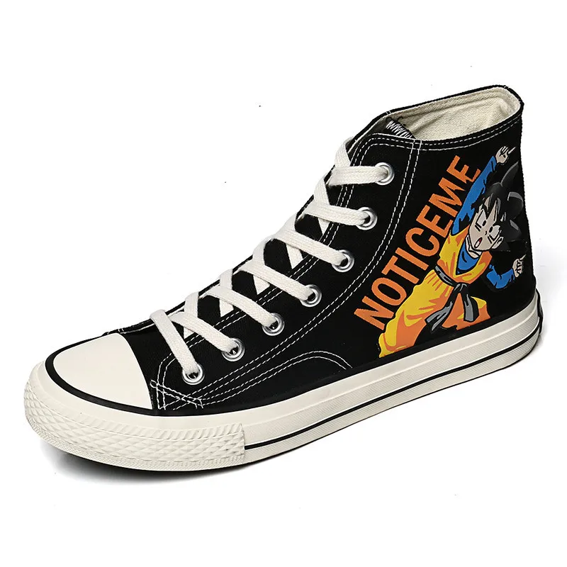 

Cool Anime Dragon Ball Z Pattern Teen Boys High-top Vulcanized Shoes Men Canvas Shoes 2020 Autumn Flats Sneakers Shoes