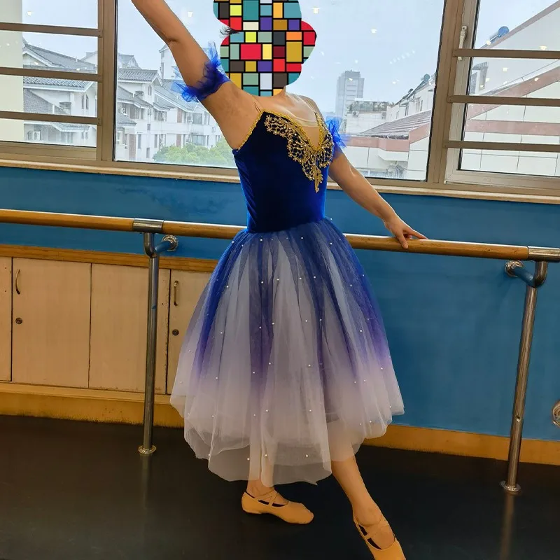 Blauw Paars Lange Ballet Tutu Meisje Ballerina Kostuums Kind Kids Volwassen  Ballet Jurk Meisjes Vrouwen Ballerina Zwanenmeer Tutu Kleding|Ballet| -  AliExpress