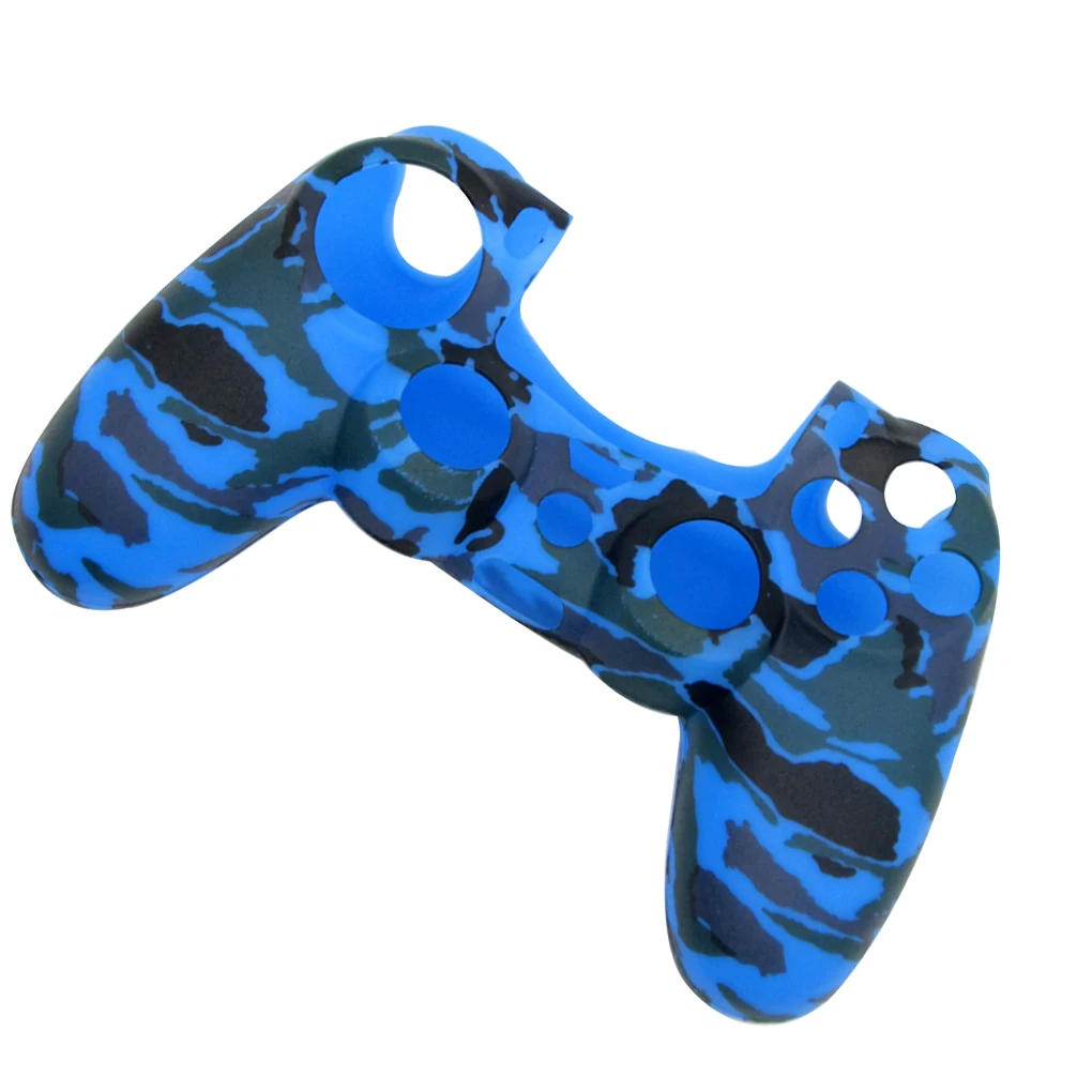 Замена для PS4 беспроводной контроллер Чехол камуфляж печати мягкий силиконовый гель кожи защитный резиновый чехол