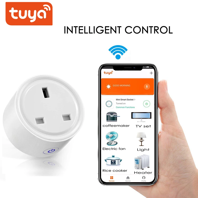 16A US/UK Smart Plug Универсальный Вай Фай адаптер синхронизации Functie голос Управление