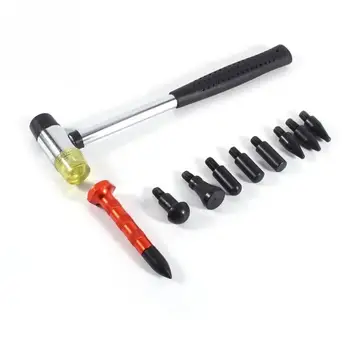 

Car Pdr Dent Ding Hammer Tap Down Kit Knock Down Tool Set Removal Repair Paintless Dent Remover Work Hail Body Auto Dent Fi H5V1
