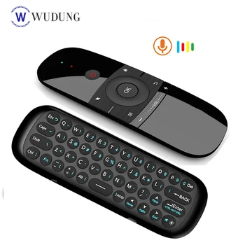 

Air Fly Mouse Rechargeable English Russian 2.4GHZ Wireless Keyboard Mini Remote Control For Windows Android TV Box PC Gamer USB