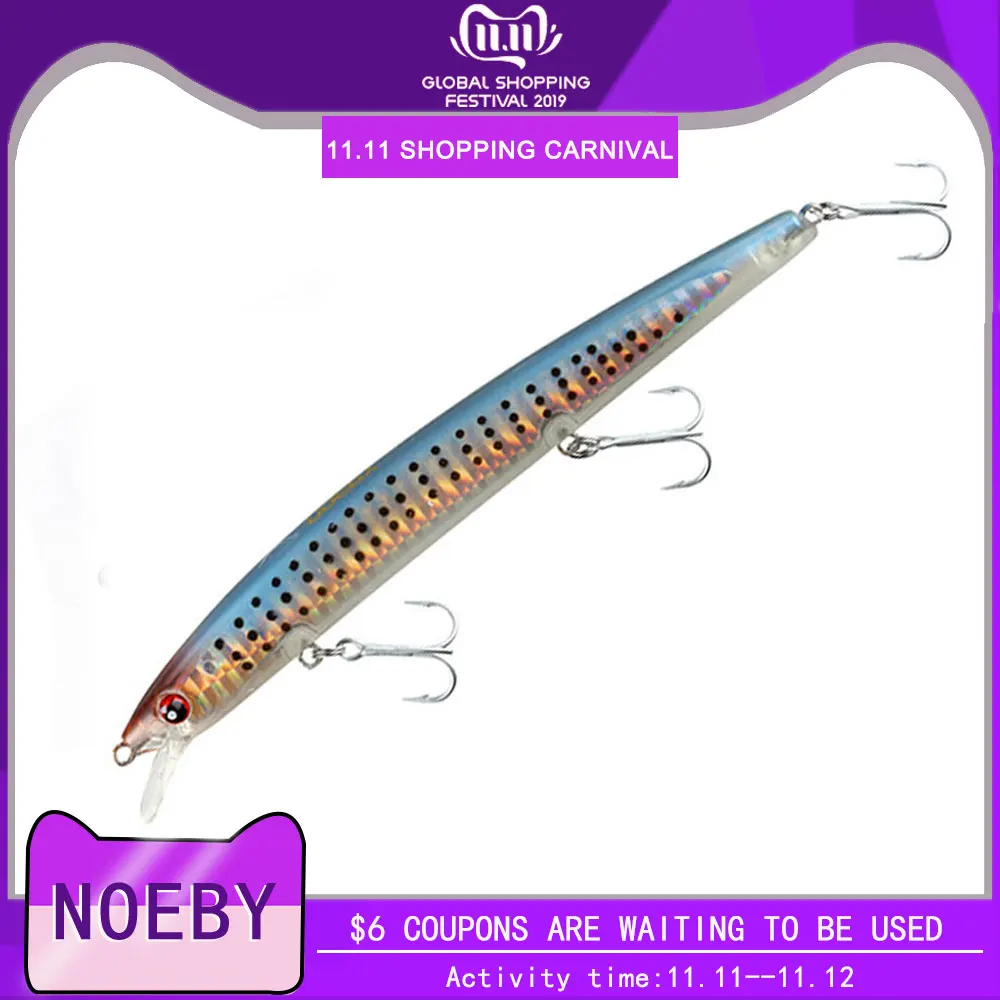 Рыболовная приманка NBL 9077 Minnow приманки длинные снимки 3D глаза жесткая 130 мм 13 5 г