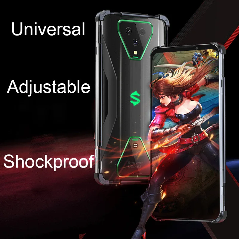 Adjustable Universal Stainless Steel Metal Bumper Case For Xiaomi Black Shark 3 Pro 2 Pro Helo Case Aluminum Phone Cover Funda Adjustable Universal Stainless Steel Metal Bumper Case For Xiaomi Black Shark 3 Pro 2 Pro Helo Case Aluminum Phone Cover Funda