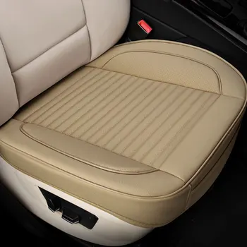 

Easy clean and waterproof PU leather edge wrapped car front seat cushion car seat cover suitable for most front driver seats