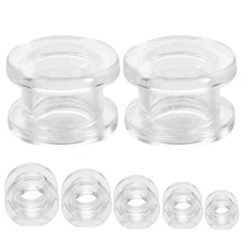 14-36 мм акриловые прозрачные беруши и тоннели ушные датчики пирсинг расширитель для пирсинга уха туннель растяжки уха тела ювелирные изделия