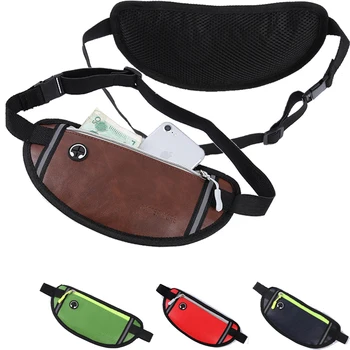 

Running Bag Waterproof Mobile Phone Waist Bag Leisure Sports Waist Bag Unisex Oblique Cross Waist Bag Anti-tear Riding Bag