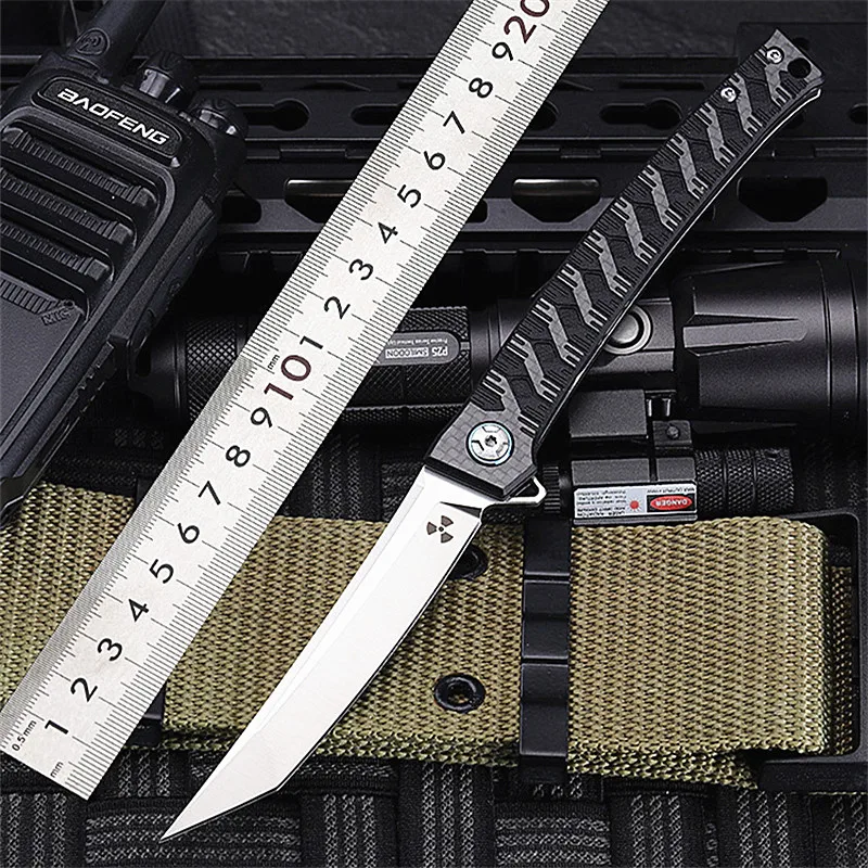 Новинка 2021 лидер продаж стальной фиксированный тактический складной нож D2 для