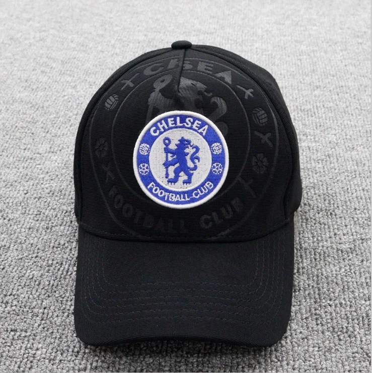 Бейсбольная кепка с вышитым логотипом футбольной команды Chelsea FC, Регулируемая Кепка для любителей футбола, бейсболка