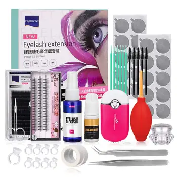 

17 Pcs Professional Eyelash Set Practice False Eyelash Extension Training Set for Eyelash Extension Makeup Tools