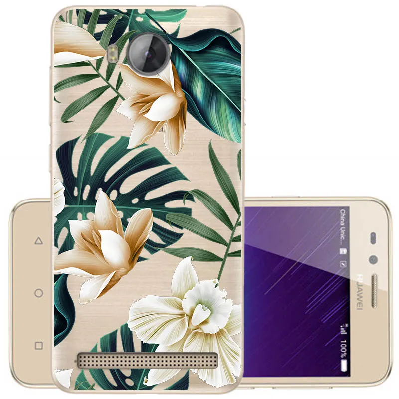CROWNPRO чехол для huawei Y3 II, мягкий силиконовый чехол с рисунком для huawei Y3 II, чехол для телефона Y3 2/Y3II-U22/LUA-U22/Lua-L21 - Цвет: RDH