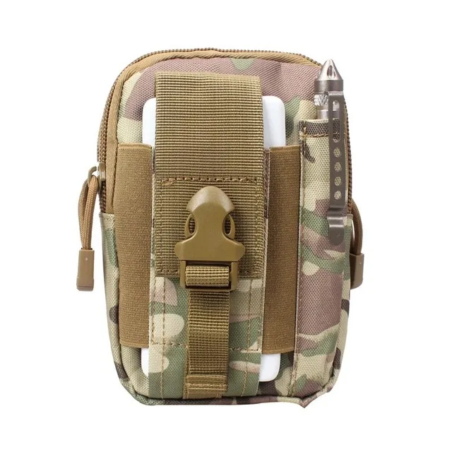 CP camo Многофункциональная тактическая поясная Сумка военный Molle кобура кошелек Чехол Водонепроницаемый чехол для телефона для наружного кемпинга охоты - Цвет: CP camo