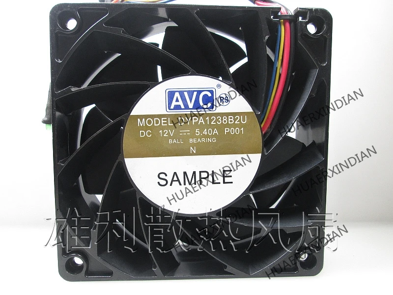 

Original NEW DYPA1238B2U 12V 5.40A 12CM 12038 4wire Motor protection cooling Fan high quality