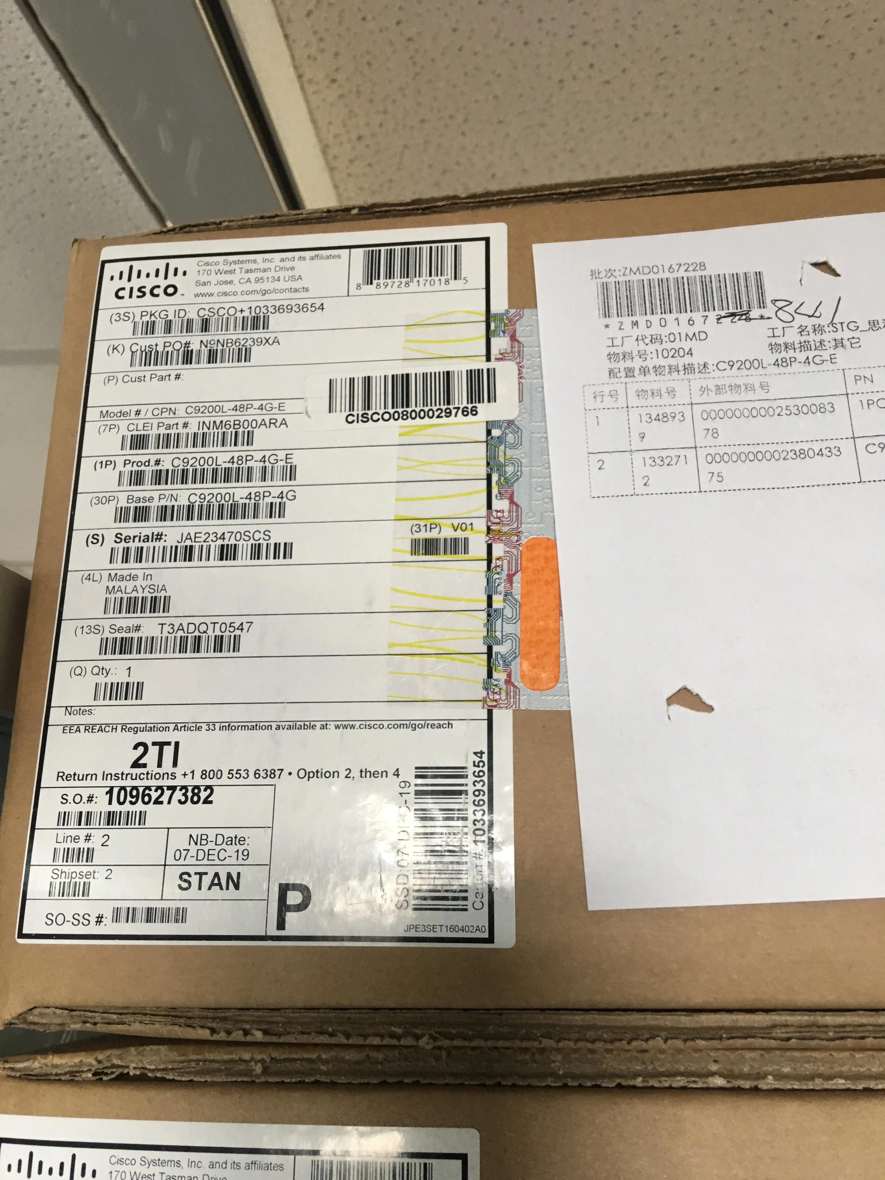Новый cisco C9200L 48P 4G E 48 портовый гигабитный коммутатор POE 4X1G SFP|Часы Чехлы| |