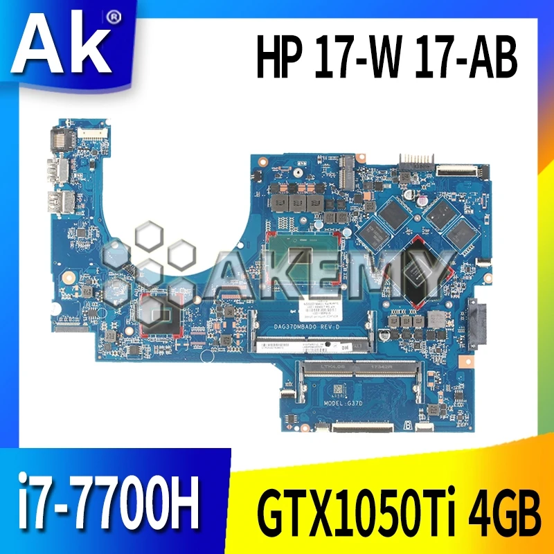 Материнская плата для ноутбука DAG37DMBAD0 G37D For HP PAVILION 17 AB W серия материнская 915550 601 с