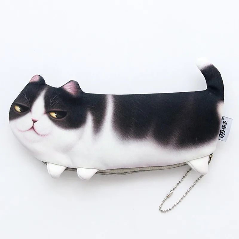 3 Школьный офисный карандаш, чехлы Kawaii, милый кот, мультяшная коробка для ручки, сумка, школьные принадлежности, канцелярские принадлежности, сумка для хранения 05169 - Цвет: 3